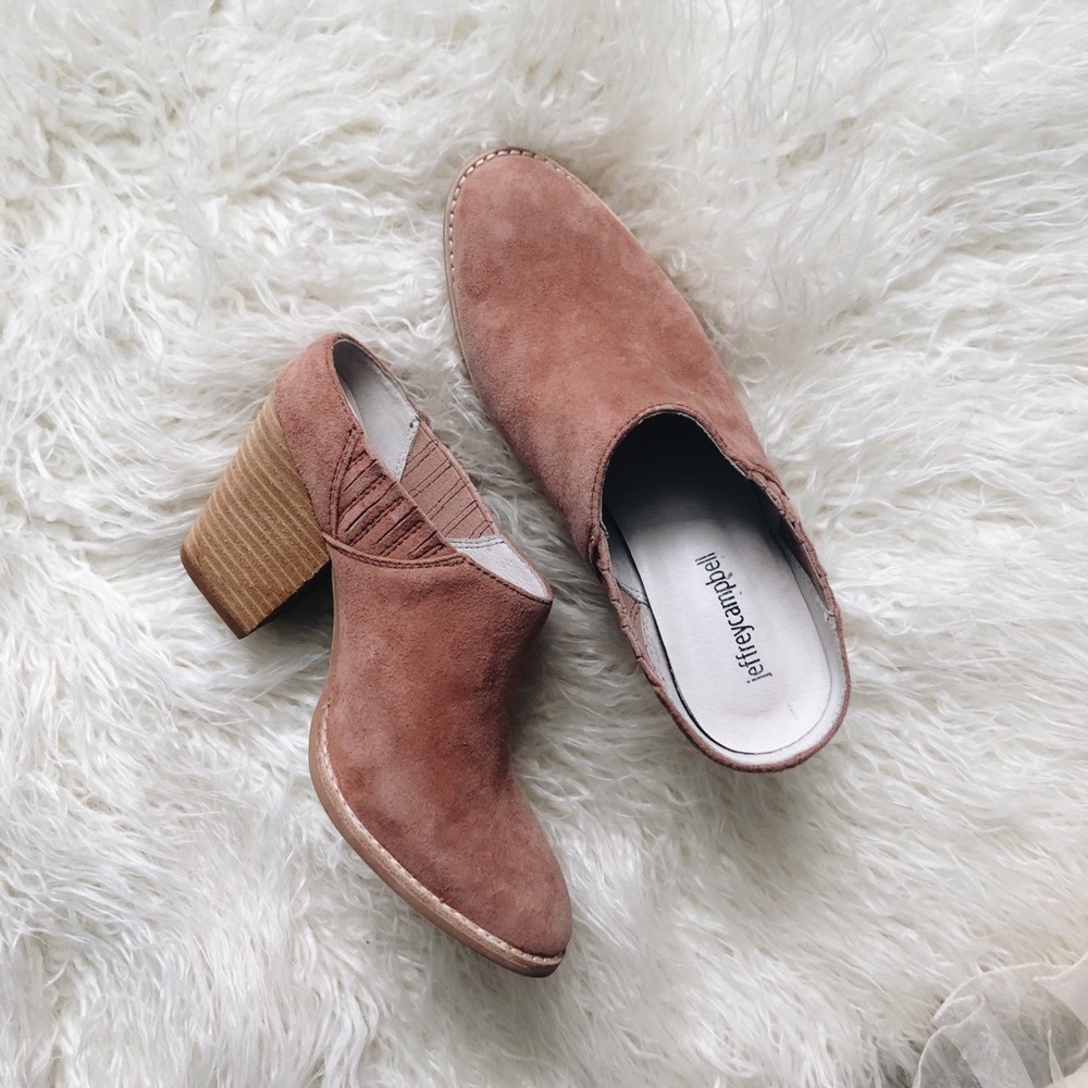 Jeffrey Campbell Pink Mules heels